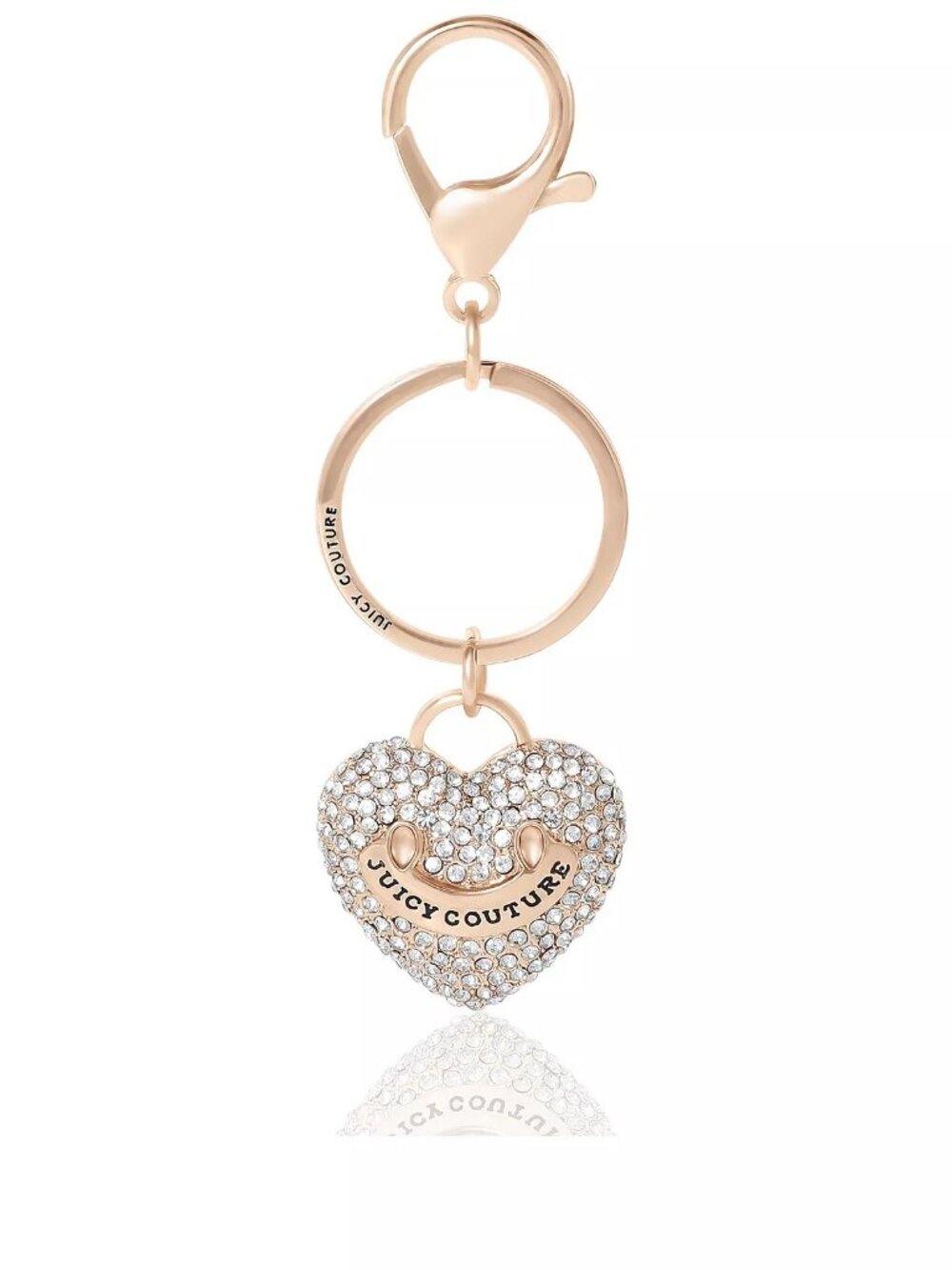 Juicy Couture Pave Heart Keychain
